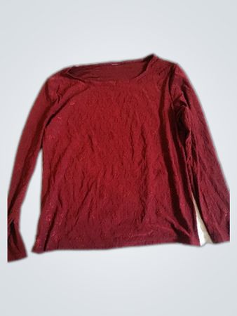 Unbranded Red Long Sleeve Knit Sweater
