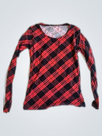 Red and Black Plaid Shirt