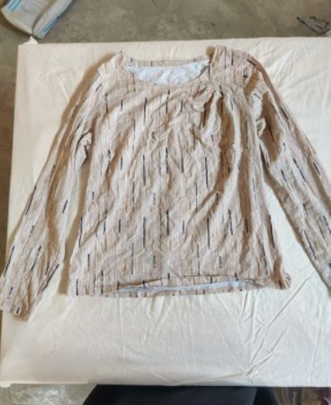 Striped Long Sleeve Knit Sweater