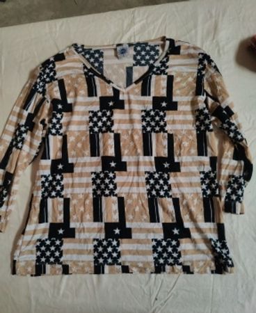 Dolce & Gabbana Printed V-Neck Blouse