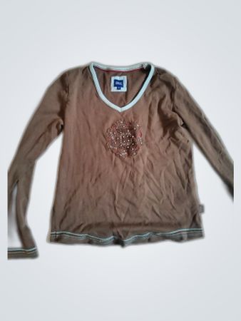 Brown Long-Sleeve Shirt