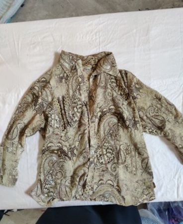 Liman Collections Printed Blouse