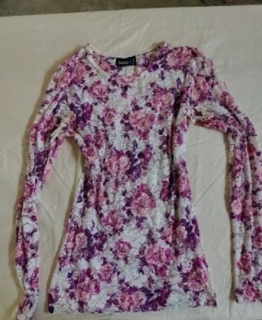 Janina Printed Lace Blouse