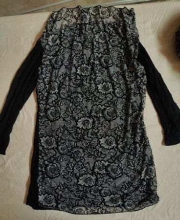 Long Sleeve Top with Floral Pattern