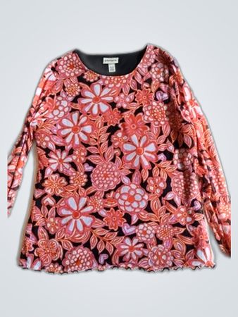 Long Sleeve Floral Blouse