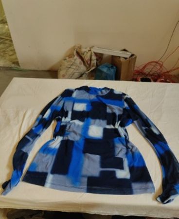 Gerry Weber Blue Geometric Knit Sweater