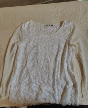 White Lace Sweater