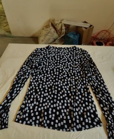 norah Polka Dot Long Sleeve Top