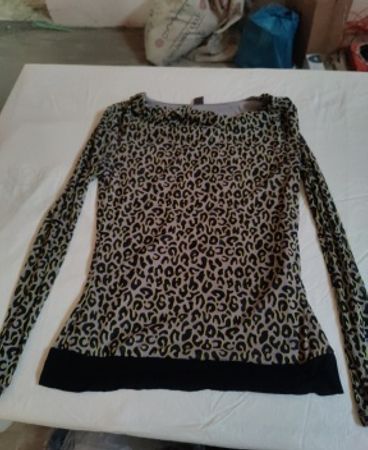 Sélection Leopard Print Long Sleeve Blouse