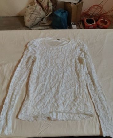 Vero Moda White Long-Sleeve Top