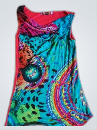 Desigual Printed Sleeveless Blouse