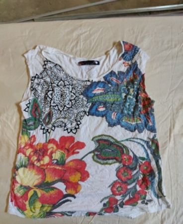 Desigual Printed Sleeveless Blouse