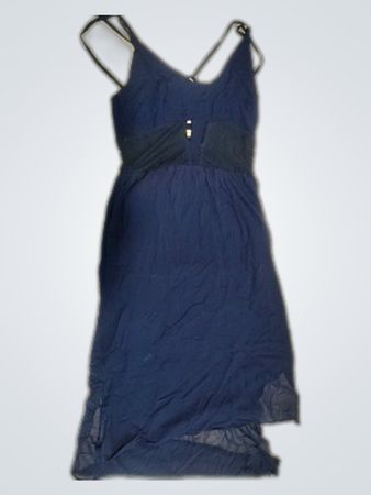 Blue Spaghetti Strap Dress