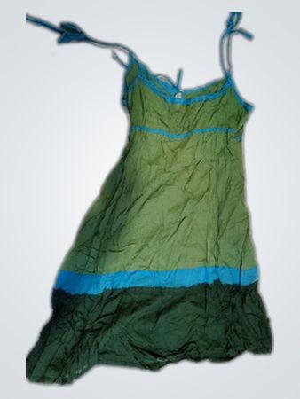 American Eagle Green Sleeveless Slip Dress