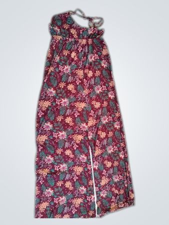 Floral Spaghetti Strap Maxi Dress