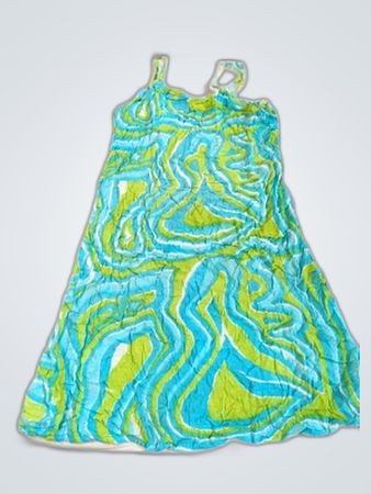 Unbranded Abstract Print Slip Dress