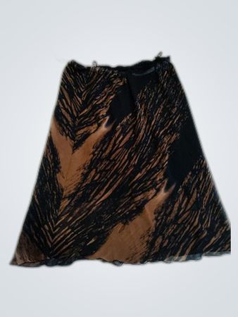 Unbranded Faded Animal Print Mini Skirt