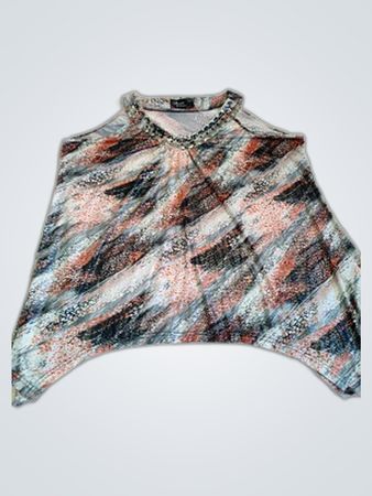 Multicolored Sleeveless Top