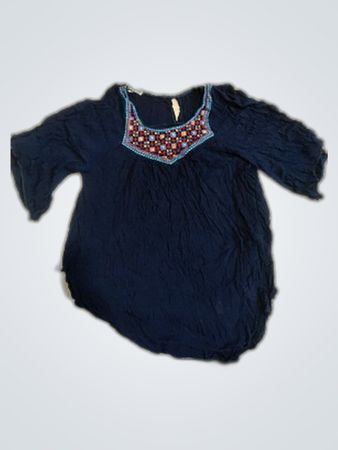 Embroidered Peasant Blouse