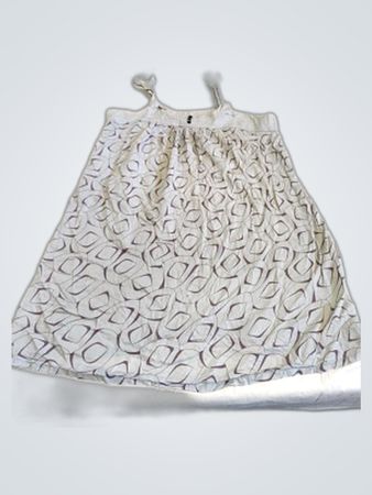 Etat Geometric Print Slip Dress