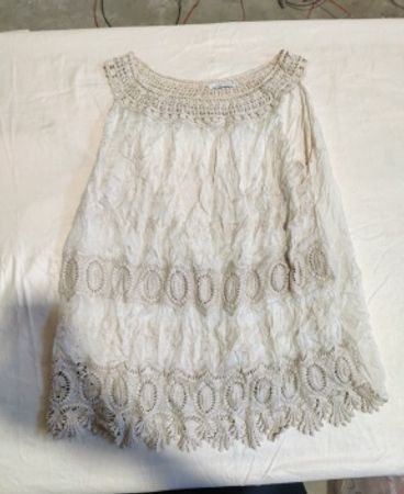 White Lace Sheer Blouse