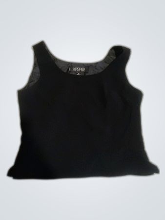 Kasper Black Tank Top
