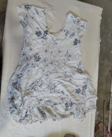 Floral White Romper