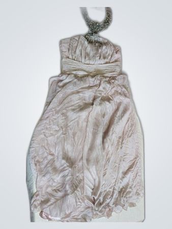 Pink Satin Dress