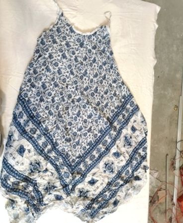 Floral Print Viscose Maxi Dress