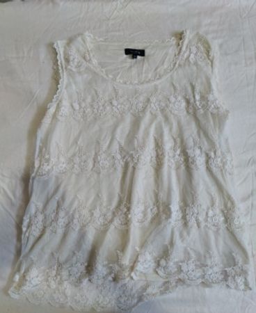 Antea Sheer Lace Blouse