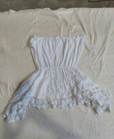 White Off-Shoulder Ruffle Blouse