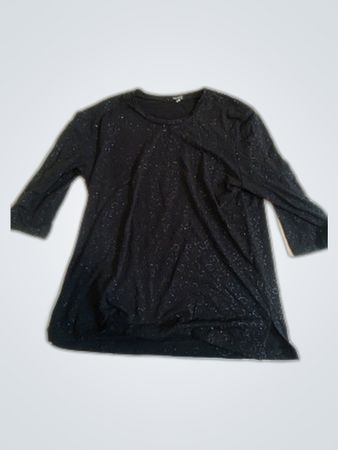 Bernardardi Collection Black Sequined Blouse
