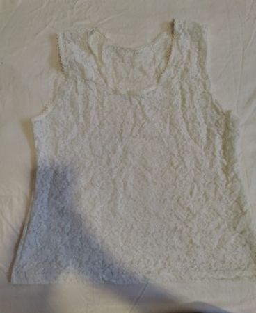 White Lace Camisole Top