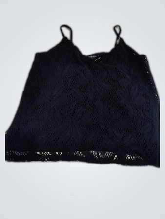 Even&Odd Black Lace Camisole