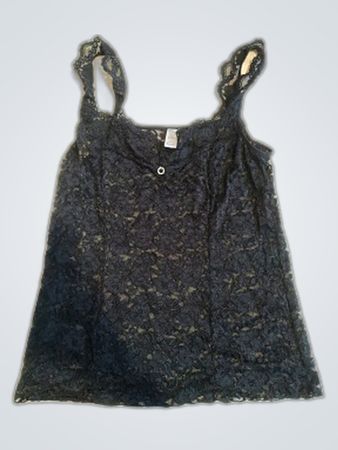 Benetton Black Lace Camisole