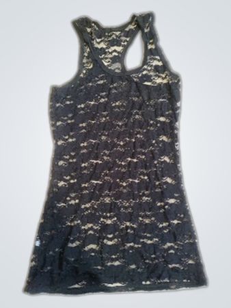Topshop Unique Black Lace Cami Top