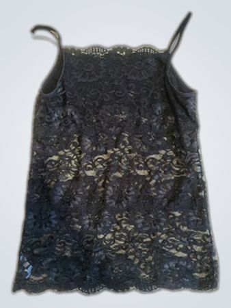 Black Lace Camisole Top