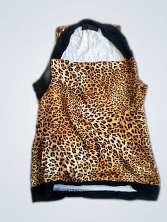 Leopard Print Halter Neck Top