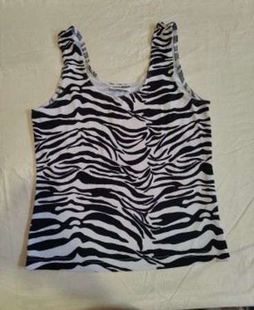 Zebra Print Tank Top
