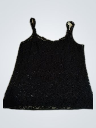 Black Lace Camisole Top