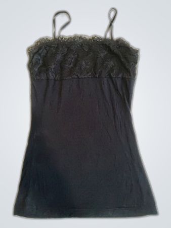 Lascana Black Lace Trim Camisole