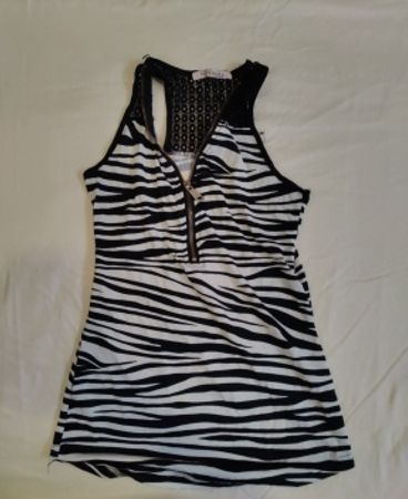 Zebra Print Tank Top