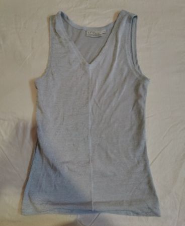 S. Oliver Women's Grey V-Neck Tank Top