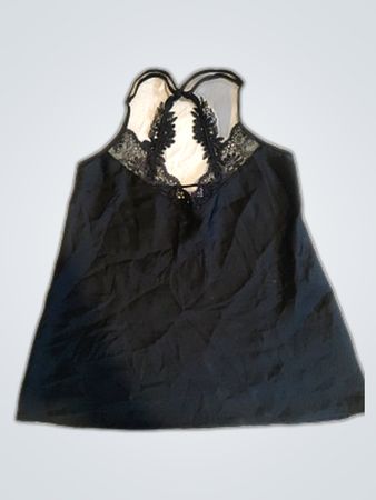 Black Lace Trim Camisole