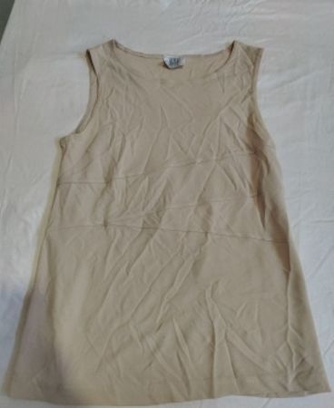 Madeleine Beige Basic Tank Top