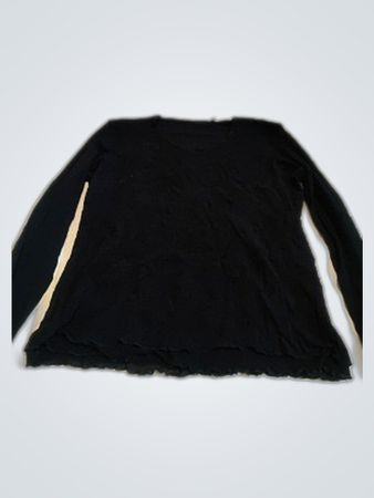 Black Long-Sleeve Top