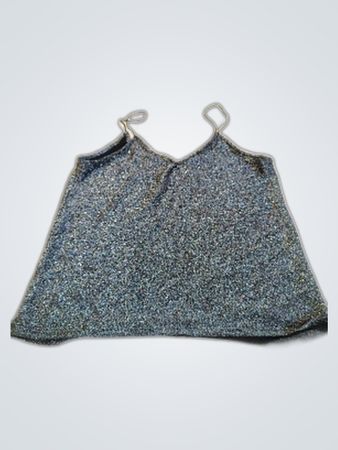 H&M Black Glitter Camisole Top