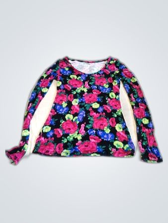 Tezenis Floral Print Long-Sleeve Blouse
