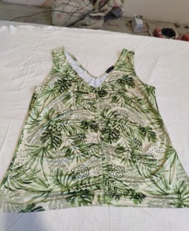 Encuentro Printed Sleeveless Blouse