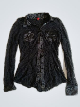 edc by Esprit Black Lace Blouse